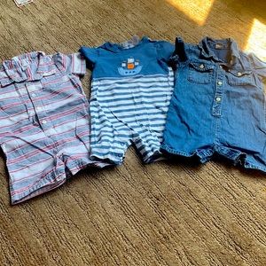 Size 12-24 boys one piece short bundle.